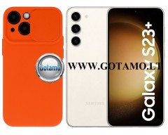 B-Private dėklas nugarėlė Samsung Galaxy S23+ (S23 Plus) mobiliajam telefonui oranžinės spalvos