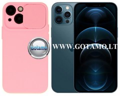 B-Private dėklas nugarėlė Apple iPhone 12 Pro Max mobiliajam telefonui rožinės spalvos