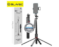 Keturkojis stovas asmenukių (selfie) lazda su apšvietimu Blavec Fusion 220CM 1 LED