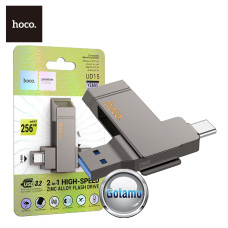 Atmintinė USB raktas 256GB USB 3.2 Hoco su USB ir Type-C jungtimis Atmintinė USB raktas 256GB USB 3.2 Hoco su USB ir Type-C jungtimis