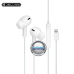 Apple Lightning ausinės Jellico baltos spalvos