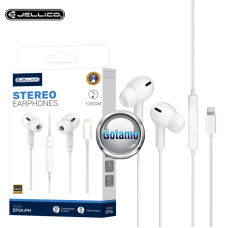 Apple Lightning ausinės Jellico baltos spalvos