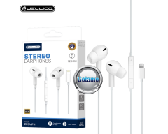 Apple Lightning ausinės Jellico baltos spalvos