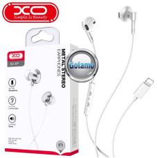 Ausinės ir laisvų rankų įranga - Apple Lightning ausinės XO Metal baltos spalvos