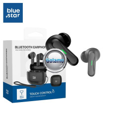 Bluetooth ausinės Blue Star Touch juodos spalvos Bluetooth ausinės Blue Star Touch juodos spalvos