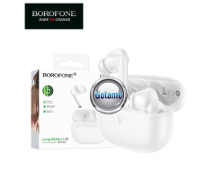 Bluetooth ausinės Borofone 7H Music baltos spalvos