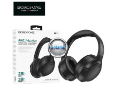 Bluetooth ausinės Borofone ANC adaptive 38H Music juodos spalvos