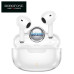 Ausinės ir laisvų rankų įranga - Bluetooth ausinės Borofone Crystal baltos spalvos