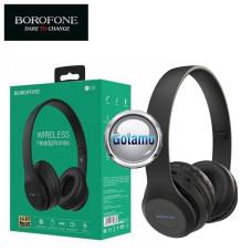 Ausinės ir laisvų rankų įranga - Bluetooth ausinės Borofone HIFI Audio juodos spalvos