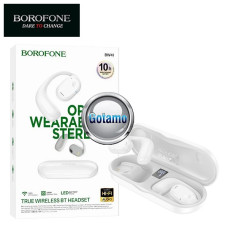 Ausinės ir laisvų rankų įranga - Bluetooth ausinės Borofone In Ear 10h Music baltos spalvos