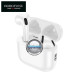 Ausinės ir laisvų rankų įranga - Bluetooth ausinės Borofone Wireless baltos spalvos