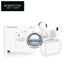 Ausinės ir laisvų rankų įranga - Bluetooth ausinės Borofone Wireless baltos spalvos
