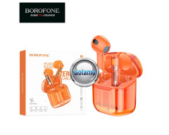 Bluetooth ausinės Borofone Zero Orange oranžinės spalvos