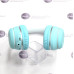 Ausinės ir laisvų rankų įranga - Bluetooth ausinės GJBY CAT 10H Music žydros spalvos