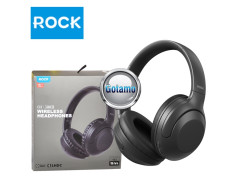 Bluetooth ausinės Rock ANC 15H Music juodos spalvos