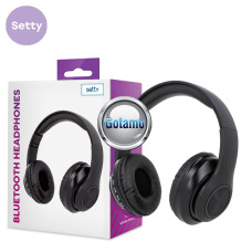 Bluetooth ausinės Setty su radijos funkcija juodos spalvos