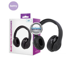 Bluetooth ausinės Setty su radijos funkcija juodos spalvos