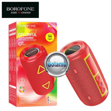 Bluetooth belaidės kolonėlės - Bluetooth garsiakalbis kolonėlė Borofone Colorful raudonos spalvos
