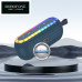 Bluetooth garsiakalbis kolonėlė Borofone Cool LED FM tamsiai mėlynos spalvos