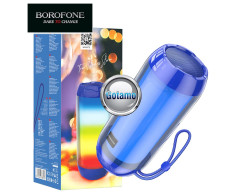 Bluetooth garsiakalbis kolonėlė Borofone True Wireless Stereo FM mėlynos spalvos