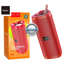 Bluetooth belaidės kolonėlės - Bluetooth garsiakalbis kolonėlė Hoco True Wireless raudonos spalvos