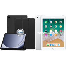 Apple iPad 9.7 (2017, 2018), Apple iPad Air dėklai ir apsauginiai stiklai - 3Fold dėklas Apple iPad 9.7 (2017, 2018), Apple iPad Air planšetėms juodos spalvos