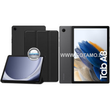 3Fold dėklas Samsung Galaxy Tab A8 planšetei juodos spalvos