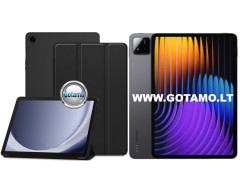 3Fold dėklas Xiaomi Pad 7, Xiaomi Pad 7 Pro (11.2") planšetėms juodos spalvos
