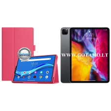 Apple iPad Pro 11 (2018, 2020, 2021, 2022) dėklai ir apsauginiai stiklai - DENVER dėklas Apple iPad Pro 11 (2018, 2020, 2021, 2022) planšetėms tamsiai rožinės spalvos