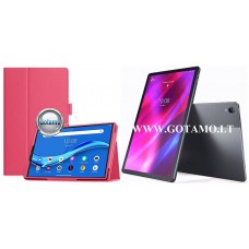 Lenovo Tab P11, Lenovo Tab P11 Plus dėklai ir apsauginiai stiklai - DENVER dėklas Lenovo Tab P11, Lenovo Tab P11 Plus planšetėms tamsiai rožinės spalvos