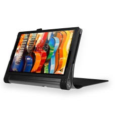 Lenovo Yoga Tab 3 10 dėklai ir apsauginiai stiklai - DENVER dėklas Lenovo Yoga Tab 3 10 planšetei juodos spalvos