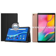 Samsung Galaxy Tab A 10.1 (2019) dėklai ir apsauginiai stiklai - DENVER dėklas Samsung Galaxy Tab A 10.1 (2019) planšetei juodos spalvos