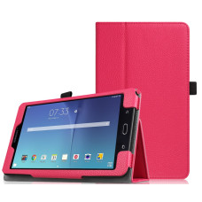 Samsung Galaxy Tab E 8.0 dėklai ir apsauginiai stiklai - DENVER dėklas Samsung Galaxy Tab E 8.0 planšetei tamsiai rožinės spalvos