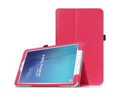 DENVER dėklas Samsung Galaxy Tab E 9.6 planšetei tamsiai rožinės spalvos
