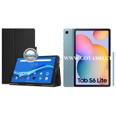 Samsung Galaxy Tab S6 Lite (2020, 2022, 2024) dėklai ir apsauginiai stiklai - DENVER dėklas Samsung Galaxy Tab S6 Lite (2020, 2022, 2024) planšetėms juodos spalvos