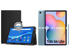 DENVER dėklas Samsung Galaxy Tab S6 Lite (2020, 2022, 2024) planšetėms juodos spalvos