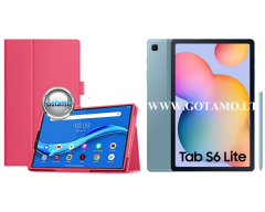 DENVER dėklas Samsung Galaxy Tab S6 Lite (2020, 2022, 2024) planšetėms tamsiai rožinės spalvos
