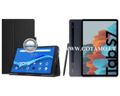 DENVER dėklas Samsung Galaxy Tab S7, Samsung Galaxy Tab S8 planšetėms juodos spalvos