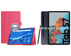 DENVER dėklas Samsung Galaxy Tab S7, Samsung Galaxy Tab S8 planšetėms tamsiai rožinės spalvos