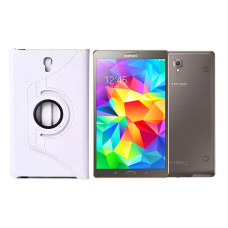 Samsung Galaxy Tab S 8.4 dėklai ir apsauginiai stiklai - RIO dėklas Samsung Galaxy Tab S 8.4 planšetei baltos spalvos