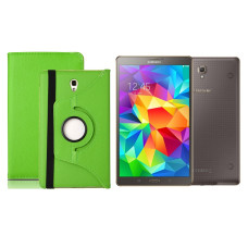 Samsung Galaxy Tab S 8.4 dėklai ir apsauginiai stiklai - RIO dėklas Samsung Galaxy Tab S 8.4 planšetei salotinės spalvos