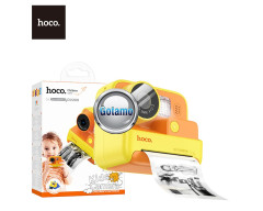 Vaikiškas spausdinantis fotoaparatas Hoco Children Camera 720P Print geltonos spalvos