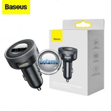 FM moduliatorius Baseus Enjoy ir auto kroviklis 2 lizdų 2.4A ir 1A