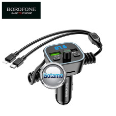 FM moduliatorius Borofone Prestige BC45 su Apple Lightning ir Type-C laidais įkrovimui Kaunas | Kaunas | Telšiai