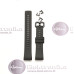 Apyrankė dirželis Huawei Band 4 Pro, Huawei Band 3, Huawei Band 3 Pro silikoninis išmaniajai apyrankei juodos spalvos