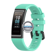 Apyrankė dirželis Huawei Band 4 Pro, Huawei Band 3, Huawei Band 3 Pro silikoninis išmaniajai apyrankei mėtinės spalvos