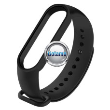 Apyrankė dirželis Xiaomi Mi Band 5 6 7 išmaniosioms apyrankėms juodos spalvos