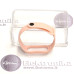 Apyrankės dirželiai Xiaomi Mi Band 5 6 7 išmaniosioms apyrankėms - Apyrankė dirželis Xiaomi Mi Band 5 6 7 išmaniosioms apyrankėms šviesiai rožinės spalvos