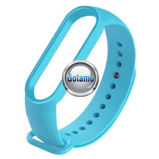 Apyrankės dirželiai Xiaomi Mi Band 5 6 7 išmaniosioms apyrankėms - Apyrankė dirželis Xiaomi Mi Band 5 6 7 išmaniosioms apyrankėms žydros spalvos