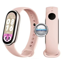 Apyrankės dirželiai Xiaomi Mi Band 8 9 išmaniosioms apyrankėms - Apyrankė dirželis Xiaomi Mi Band 8 9 išmaniosioms apyrankėms šviesiai rožinės spalvos
